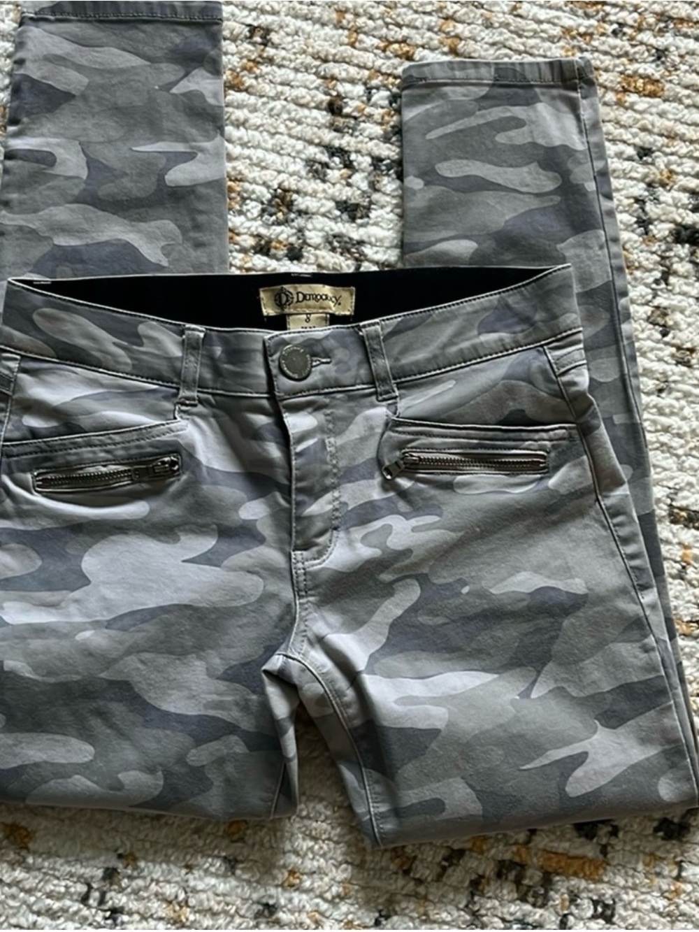 EUC DEMOCRACY CAMO PANTS Sz 8
